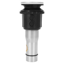 Bonde de lavabo robuste pour bouchon d'évier en plastique technique, composants de drainage anti-débordement pour une performance fiable