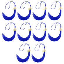 10Pcs Graduation Hat Tassels Charm Class of 2025-Blue