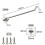 Stainless Steel Rust Resistant, Straightforward Hook Lock Design for Front Door Chains and Window Latches (Black) 2