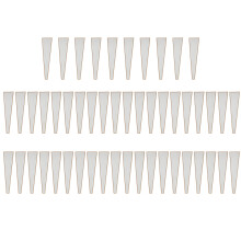 50pcs Elegant Flower Packaging Bags With Metallic Edges-White