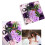 Artificial Rose Flower Box Storage Case Jewelry Box-Blue 3