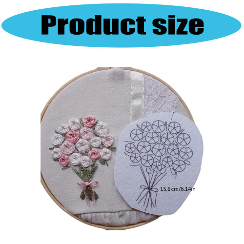 Water Soluble Embroidery Stabilizer Sticker Set for Home 2