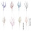 10Pcs Artificial Twigs Realistic Texture for-Champagne 4