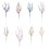 10Pcs Artificial Twigs Realistic Texture for-Champagne 2