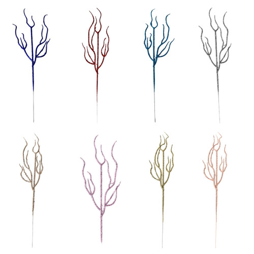 10Pcs Artificial Twigs Realistic Texture for-Champagne 1