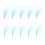10pcs Textured Plastic Stems Glittering Christmas-Lake blue 1