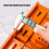 45 90 Degree Cutting Guide Jig With Precise Angles For Door-8mm 4