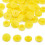 1000Sets Colored T5 Snap Fasteners for Sewing 12mm-Lemon yellow 1