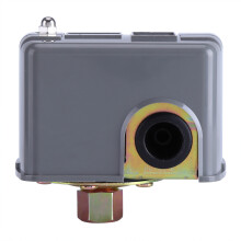Interruptor de control de presión para bombas de agua. Diseño duradero. Ajuste de presión de 40 a 60 PSI. Mecanismo de doble resorte. Compatible