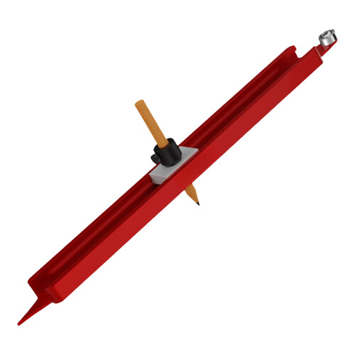 Aluminum Alloys Profiles Scribing Ruler with Pencils Precise