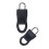 12Pieces Zippers Pull Replacement Set Zippers-Black number 8 5
