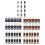12Pieces Zippers Pull Replacement Set Zippers-Black number 8 3