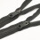 12Pieces Zippers Pull Replacement Set Zippers-Black number 8 4