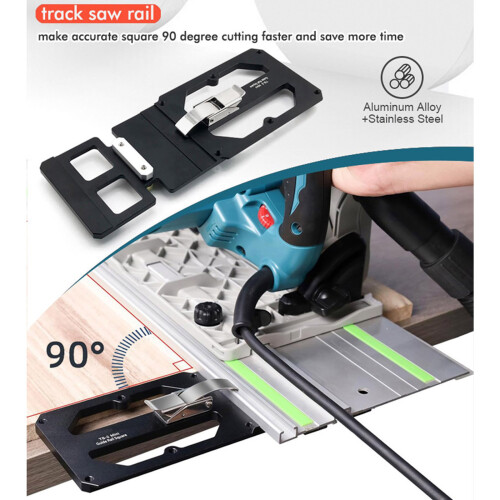 Aluminum Alloy Woodworking Guide Circular Cutter Track System 1