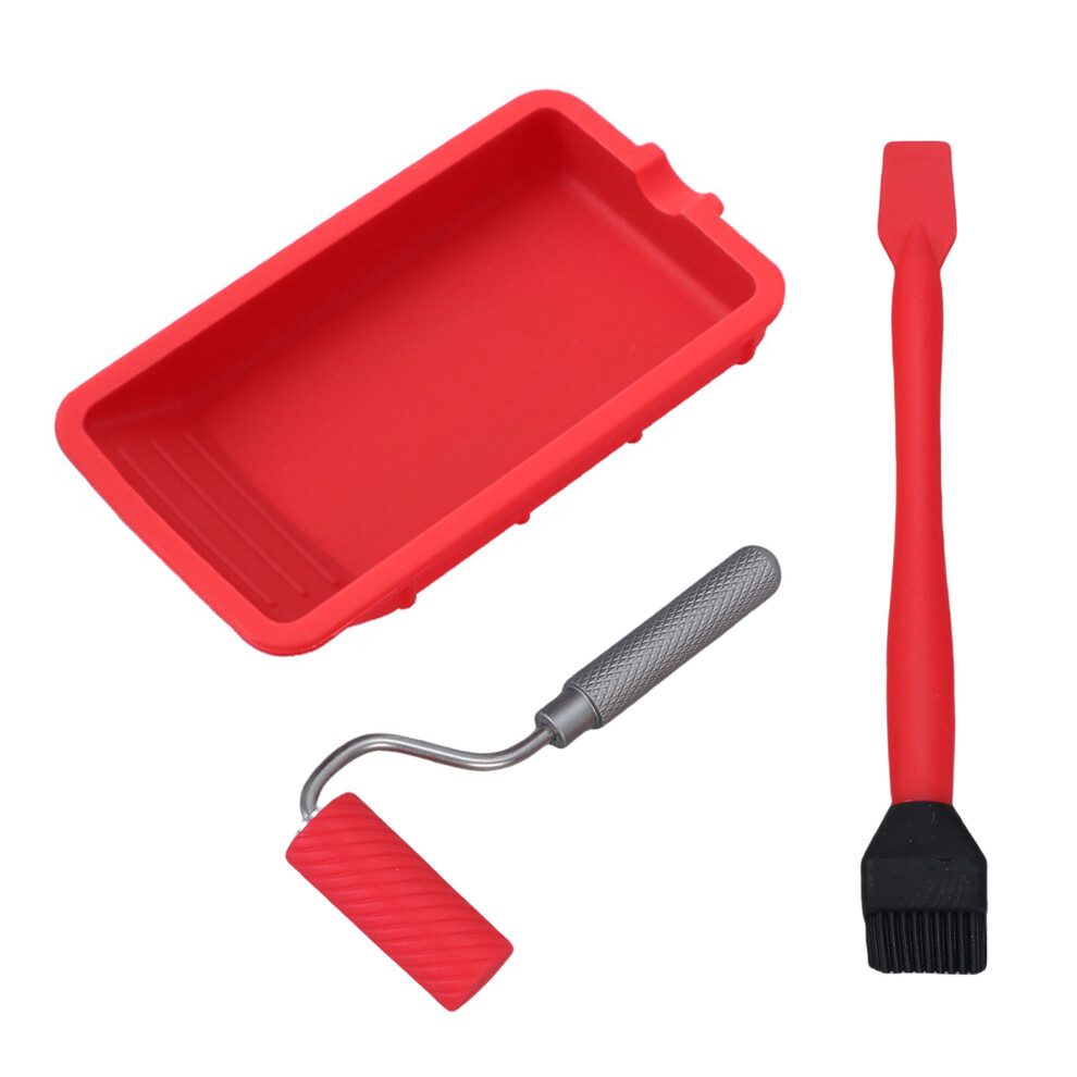 Soft Silicone Wood Glues Applicator Thin Scraper-3Piece Set 7754000759668
