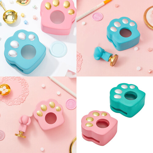 Creative Bear Wax Stamper Melting Tool For-Pink stove 2