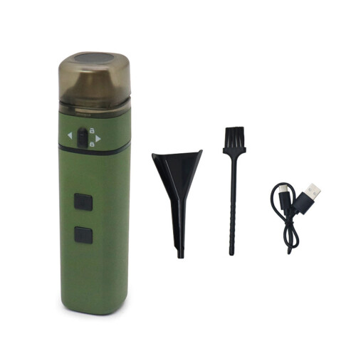8.1oz Weight Ergonomic Lightweight Wireless Herb Grinder-Green