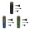 8.1oz Weight Ergonomic Lightweight Wireless Herb Grinder-Green 5