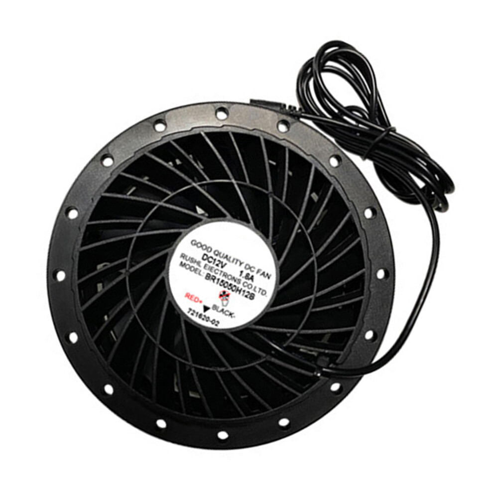 High Speed Duct Fan Exhaust Blower 12V Ventilation Fan-Black 7754000758944