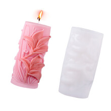 Silicone Molds Flowers Pillar Candle Molds Epoxy Resin Molds-2