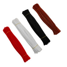 300/400/500Pieces Assorted Color Pipe Cleaners 30cmx6mm-Set one