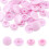 12mm Snap Button for Sewing 1000Sets Colorful Resin Snap-Pi nk 1