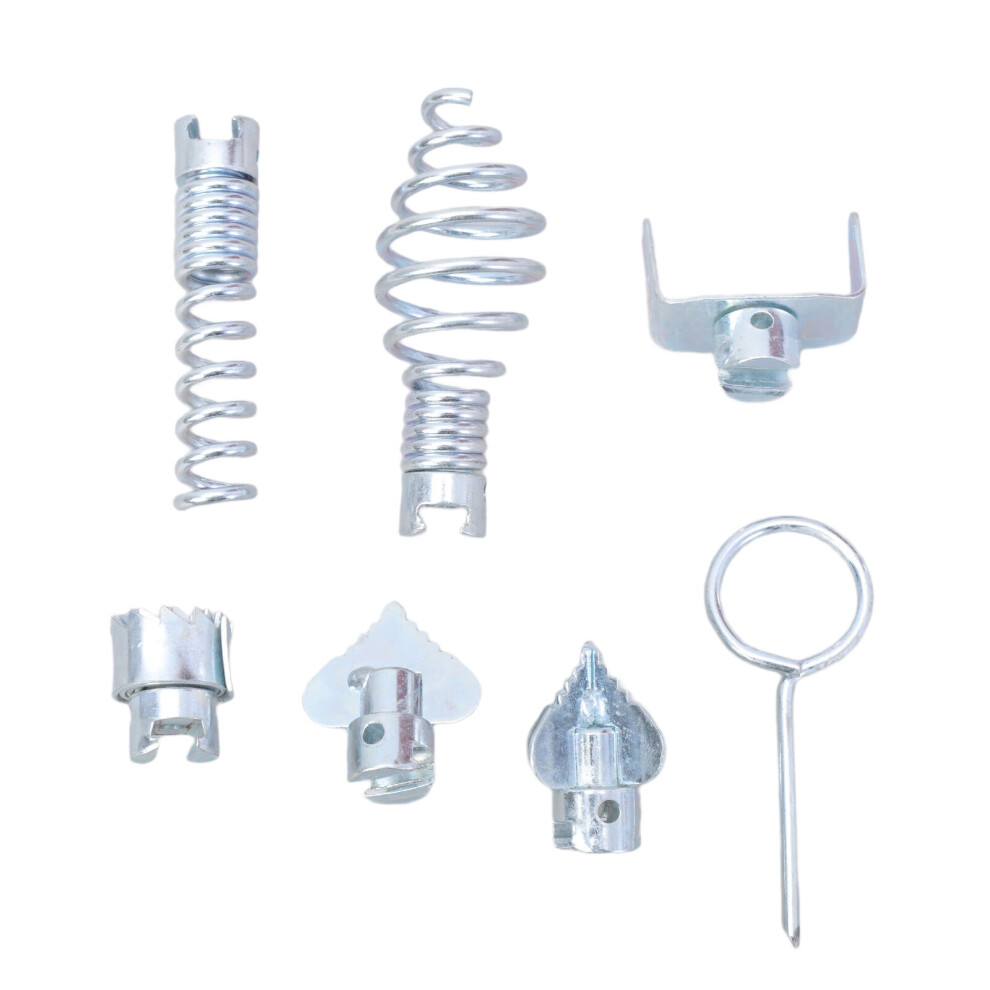 7Pcs Cutter Head Set For Drain Cleaner Machine For Residential & 7754000760312