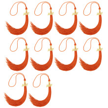 10Pieces Class of 2025 Graduation Hat Tassels Graduation-Orange