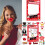 Valentines Day Photo Booth Props Set,Romantics-1pcs photo frame 2