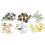 200 stks/set String Lint Lederen Clip Tip Koord-Gemengde kleur 7