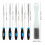 13Piece Hand File Set with Cleaning Brush for Model Maker-Blue 5
