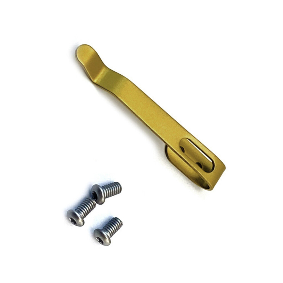Folding Cutter Holder Steel Back Clip Pocket Holder Cutter-Gold 7696000662060