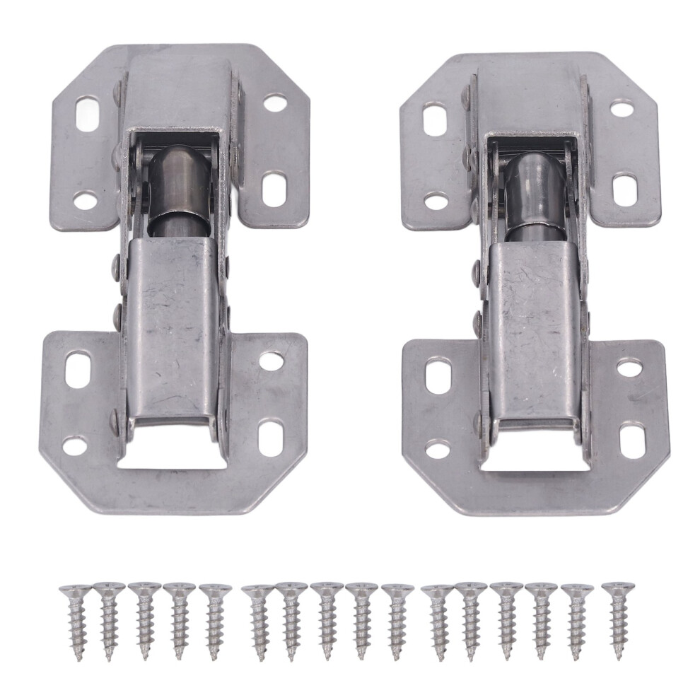 Innovative Concealed Cabinet Hinges, No Drilling Required For Effortless Installation In Your Kitchen Or Bathroom Cabinets, 4 Inch Zinc Alloy Hinges, 9454554533841