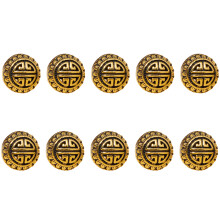 10Pcs Cloud Pattern Buttons Metal Sewing Buttons Fasteners-C