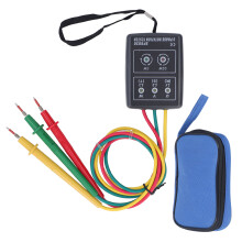 Táscaire Rothlú Céime Digiteach do Chórais AC60V go 600V, Tástálaí Rothlú Seicheamh Céime le Cigireacht Céime Oscailte agus Méadar Buzzer