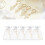 10Pieces Crossed Pendant Keychain with Drawstring Bag For 2