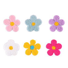 6 Pcs Flowers Repair Patches Lovely Iron on Patches-6PS