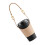 Porte-gobelet en cuir réglable pour boisson chaude,-Beige 1
