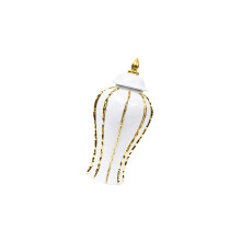 Pot de rangement en porcelaine polyvalent avec-16cmx16cmx31cm
