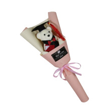 Doctor Bear Bouquets Graduation Bouquets Handmade-Champagne