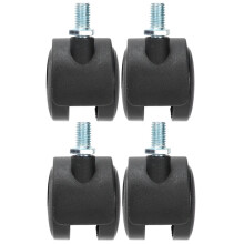 Zwenkwielen van 1,5 inch zorgen voor soepele meubelverplaatsing. Duurzame nylon meubelwielen, perfect voor zware klussen.