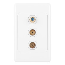 Plaques audio pour installation professionnelle, connecteurs anticorrosion, bornes de raccordement banane plaquées or, vis moletées réglables pour