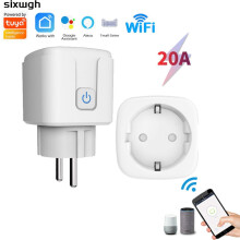 Enchufe inteligente compacto, mini enchufe inteligente WiFi para una integración perfecta en el hogar inteligente, control por voz con Alexa y