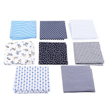 Quiltstoff aus Baumwolle für DIY-Nähprojekte, bedruckter Blumenstoff, vorgeschnittene Quadrate, weiches und sicheres, hochwertiges