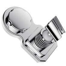 Schwenkbare und drehbare Duschkopfhalterung, winkelverstellbarer Wandhalter für Handbrause, abnehmbar und wiederverwendbar für glatte Oberflächen