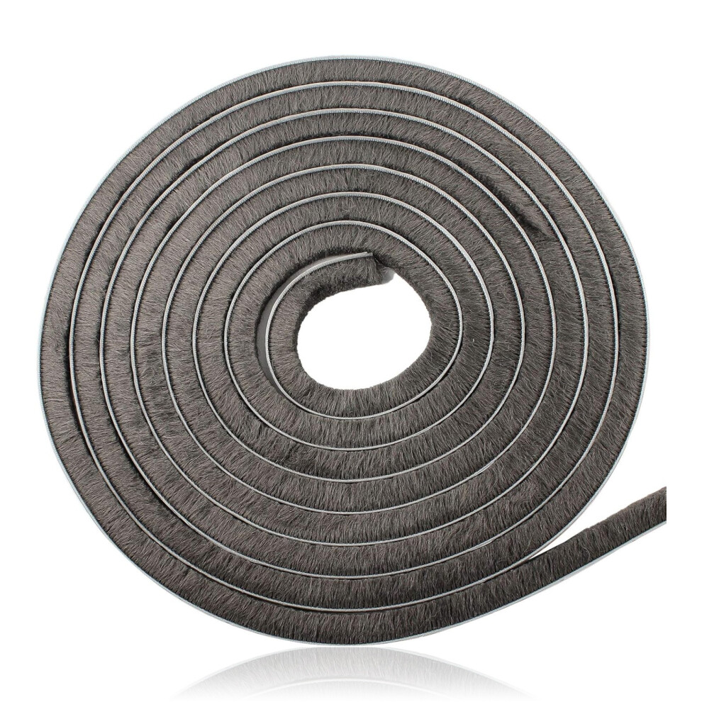 Self Adhesive Sliding Weather Stripping(5M),Door Draft Excluder,Window Draught Excluder,Weatherstrip For Soundproofing, Windproof, Dustproof, Stronger 9454554576282
