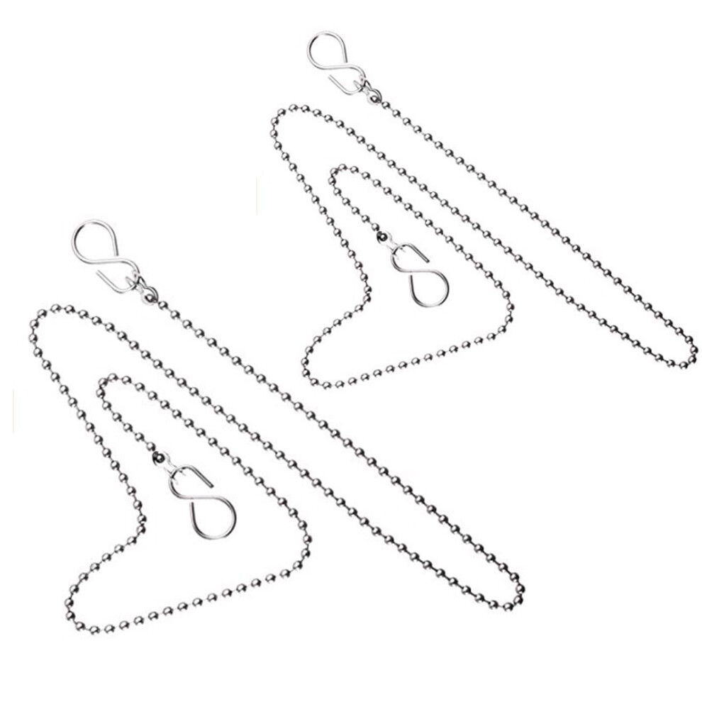 2 Stã¼Ck Waschbecken Kette Kugelkette, Rost-Frei Edelstahl Kã¼Che Badewanne Sinken Stopper Kette Mit Edelstahl S-Haken Ersatz Zubehã¶R Fã¼R Becken 9454554572895