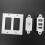 Πλάκα τοίχου Component AV πολλαπλών θυρών HDMI VGA USB και ομοαξονική υποδοχή με πρίζες 4