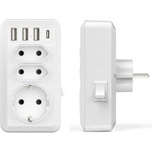 Surge Protector with Mountable Wall Outlet, Advanced Safety Features for Indoors, SmartCharge Technology for Optimized Charging, Over-current Protecti