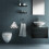 Schwebendes Regal Toilettenpapierhalter Moderne 6
